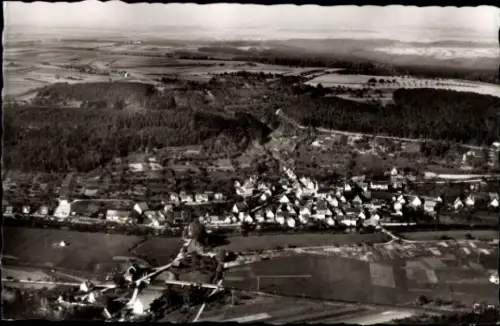 Ak Bieringen Schöntal in Württemberg, Luftaufnahme