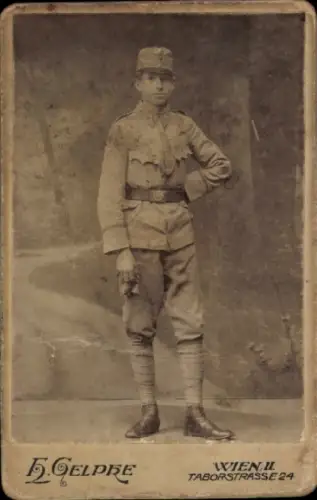 CdV Wien, Soldat in Uniform, KuK-Armee