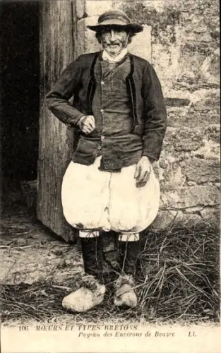 CPA Costumes Bretons, Paysan des Environs de Beuzec