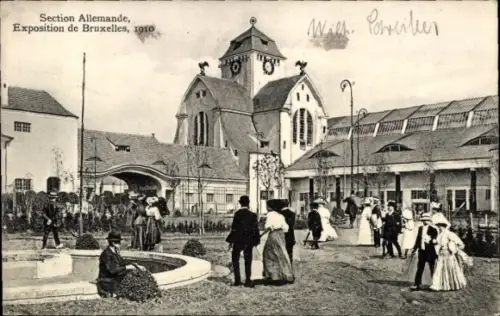 CPA Exposition de Bruxelles 1910, Section Allemande