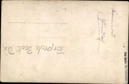 Foto Ak Deutscher Marinesoldat in Uniform, Torpedoboots-Division