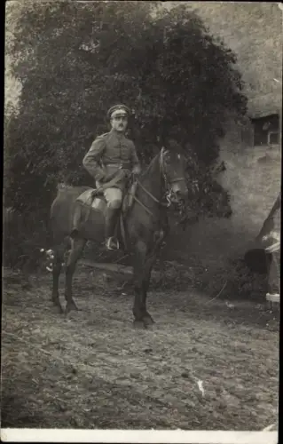 Foto Ak Deutscher Soldat zu Pferde, Bayr. Landwehr Fuhrpark-Kolonne 3