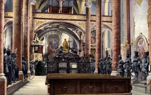 Ak Innsbruck Tirol, Inneres der Hofkirche