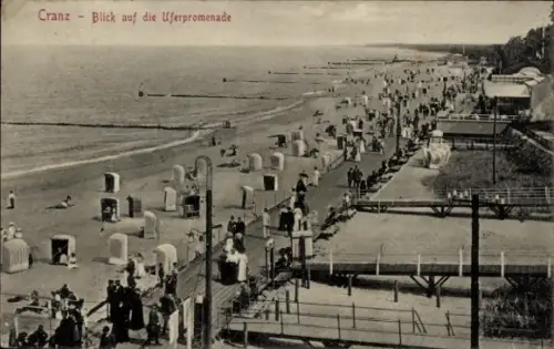 Ak Selenogradsk Ostseebad Cranz Ostpreußen, Uferpromenade
