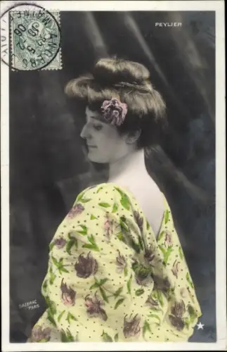 Ak Schauspielerin Peylier, Frauenportrait