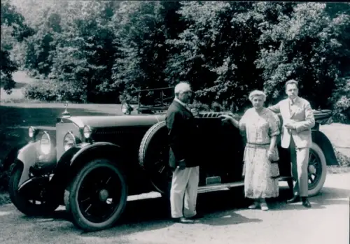Foto Fürst Heinrich Reuss, Daimler-Benz Automobil