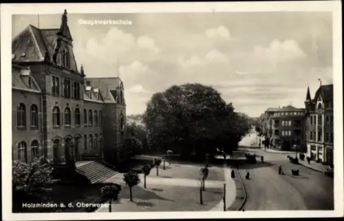 Ak Holzminden an der Weser, Baugewerkschule