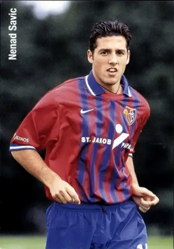 Autogrammkarte Fußballer Nenad Savic, FC Basel