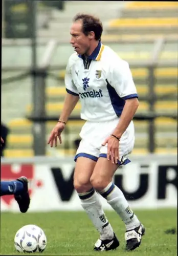 Autogrammkarte Fußballer Roberto Nestor Sensini, Parma Calcio