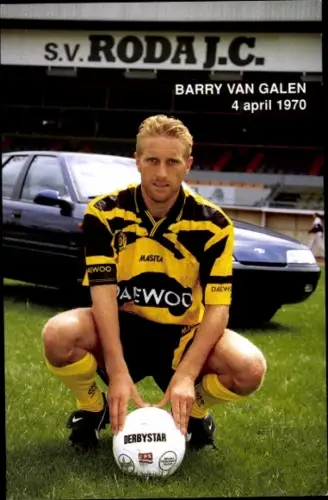 Autogrammkarte Fußballer Barry van Galen, Roda JC Kerkrade