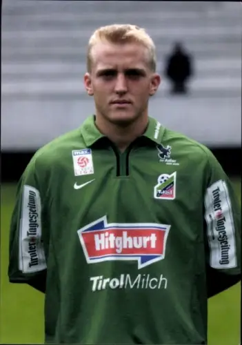 Autogrammkarte Fußballer Thomas Grumser, FC Tirol