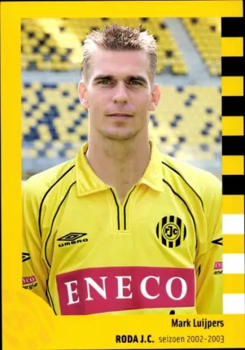 Autogrammkarte Fußballer Mark Luijpers, SV Roda J.C.