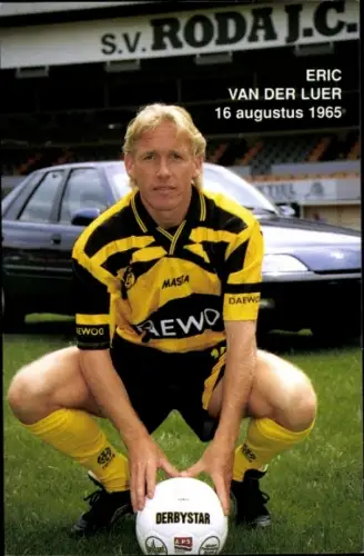 Autogrammkarte Fußballer Eric van der Luer, SV Roda J.C.