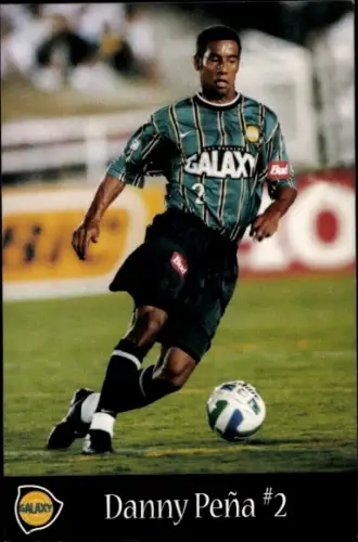 Autogrammkarte Fußballer Danny Pena, LA Galaxy