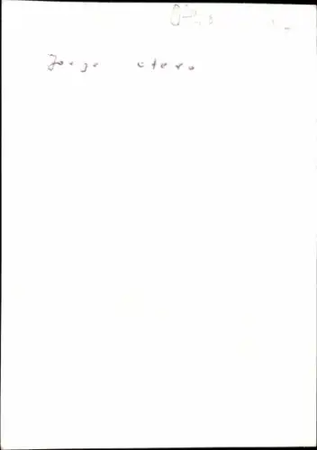 Autogrammkarte Jorge Otero