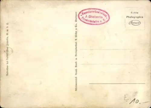 Ak Luftschiff, Zeppelin, Großer Aufenthaltsraum