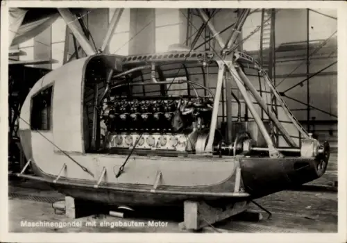 Ak Fabrik, Maschinengondel mit eingebautem Motor
