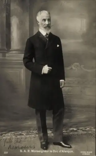 Ak SAR Monseigneur le Duc d'Alençon, Portrait
