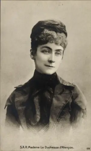Ak SAR Madame La Duchesse d'Alençon, Portrait