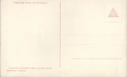 Ak A.S.R. Printesa Maria, Adel Rumänien, Prinzessin