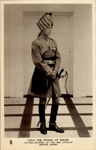 Ak Prince of Wales, Colonel-in-Chief of the 30th Cavalry