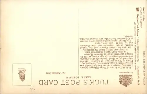 Ak Prince of Wales, Colonel-in-Chief of the 30th Cavalry