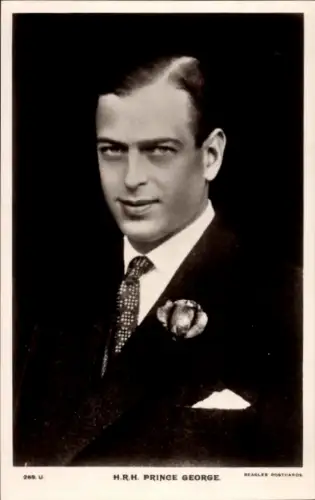 Ak Prince George, 1. Duke of Kent, Portrait