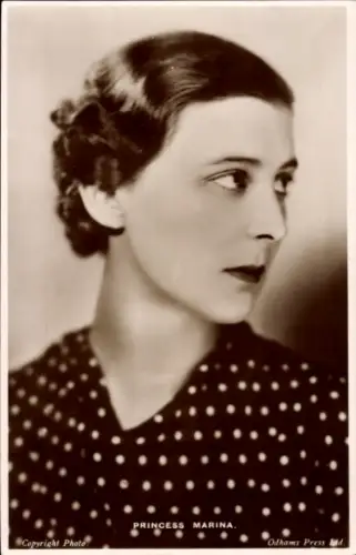 Ak HRH Princess Marina, Duchess of Kent, Prinzessin von Griechenland