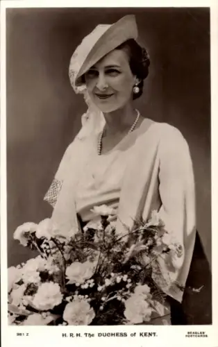Ak HRH Princess Marina, Duchess of Kent, Prinzessin von Griechenland