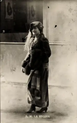 Ak Elena von Montenegro, Königin von Italien, Portrait