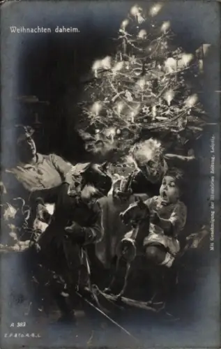 Ak Frohe Weihnachten, Tannenbaum