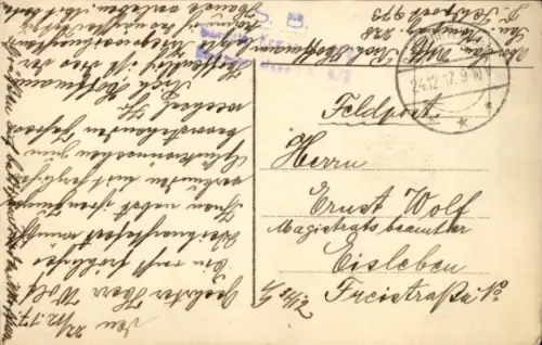 Ak Frohe Weihnachten, Tannenbaum