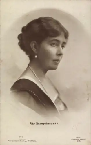 Ak Kronprinzessin Margaretha von Schweden, Portrait, Margaret of Connaugth