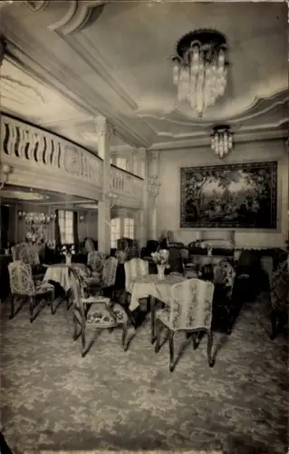 Foto Ak Dampfer New York, Hamburg Amerika Linie, Halle I. Klasse