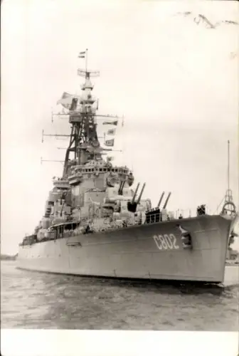 Foto Ak Niederländisches Kriegsschiff, C 802, Hr. Ms. de Zeven Provincien