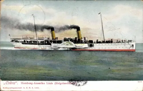 Ak Dampfer Cobra, HAPAG