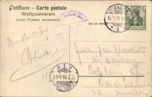 Ak Dampfer Cobra, HAPAG