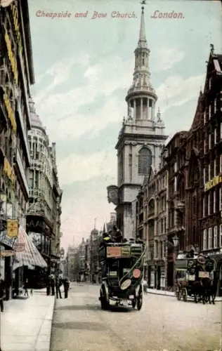 PC London City England, Cheapside and Bow Church