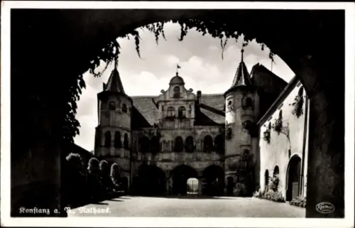Ak Konstanz am Bodensee, Rathaus