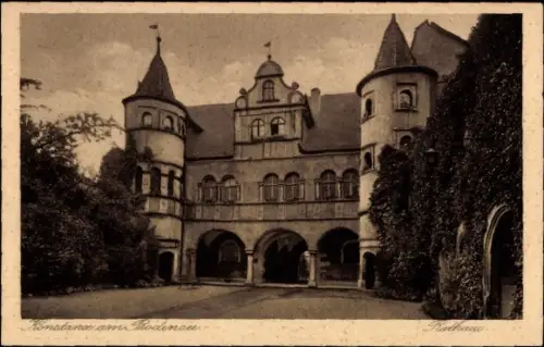 Ak Konstanz am Bodensee, Rathaus