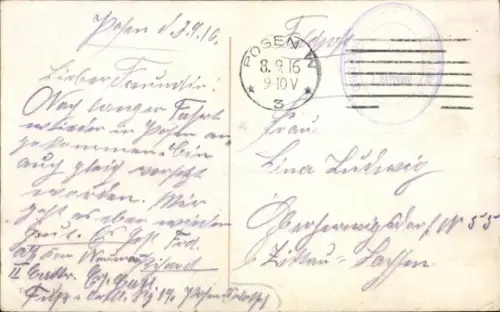 Ak Nowe Miasto nad Wartą Neustadt an der Warthe Posen, Schlossbrücke, Akademie