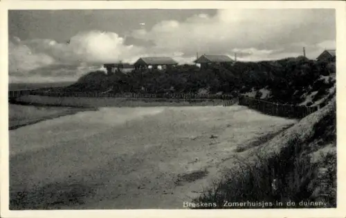 Ak Breskens Sluis Zeeland Niederlande,  Zomerhuisjes in de duinen, Dünenlandschaft, Sommerhäuser