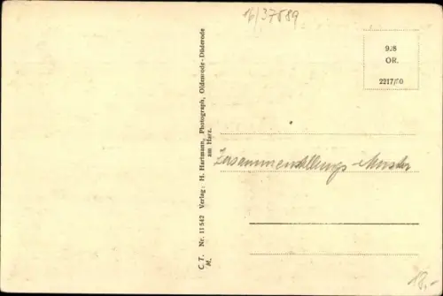 Ak Düderode Kalefeld Niedersachsen, Schule, Kriegerdenkmal, Panorama