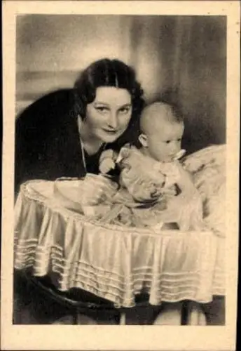 7 alte Mini Ak Königin Astrid von Belgien, diverse Portraits