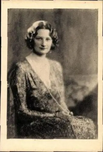 7 alte Mini Ak Königin Astrid von Belgien, diverse Portraits