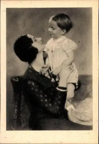 7 alte Mini Ak Königin Astrid von Belgien, diverse Portraits