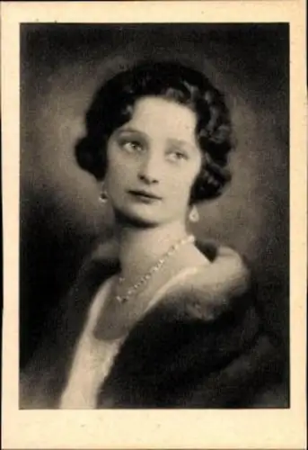 7 alte Mini Ak Königin Astrid von Belgien, diverse Portraits