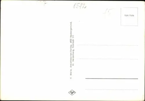 Ak Arnshausen Bad Kissingen Unterfranken Bayern, Ehrenmal, Kirche, Straßenpartie