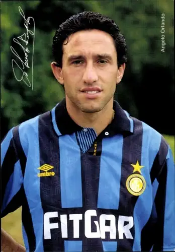 Autogrammkarte Fußballer Angelo Orlando, Autogramm