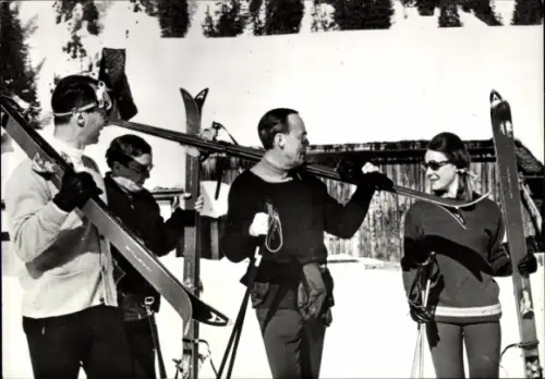 Ak Prinzessin Beatrix der Niederlande, Claus von Amsberg, Winterurlaub in Lech Österreich März 1969